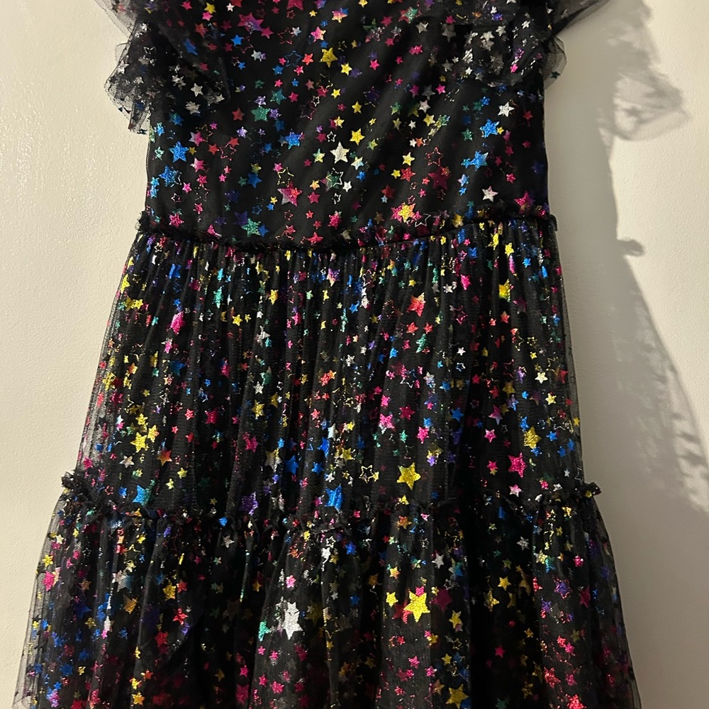 Lola Kids Dress with Colorful Star Pattern